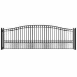 Aleko Steel Single Swing Driveway Gate - PARIS Style - 18 x 6 Feet