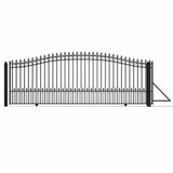 Aleko Steel Sliding Driveway Gate - PRAGUE Style - 18 x 6 Feet