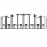 Aleko Steel Single Swing Driveway Gate - ST.LOUIS Style - 18 x 6 Feet