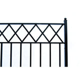 Aleko Steel Dual Swing Driveway Gate - STOCKHOLM Style - 18 x 6 Feet