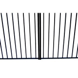 Aleko Steel Dual Swing Driveway Gate - STOCKHOLM Style - 18 x 6 Feet