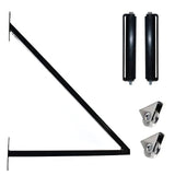 Aleko Automated Steel Sliding Driveway Gate and Gate Opener Complete Kit – MADRID Style – 25 x 6 Feet