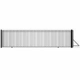 Aleko Single Slide Steel Driveway Gate - MADRID Style - 12 x 6 Feet