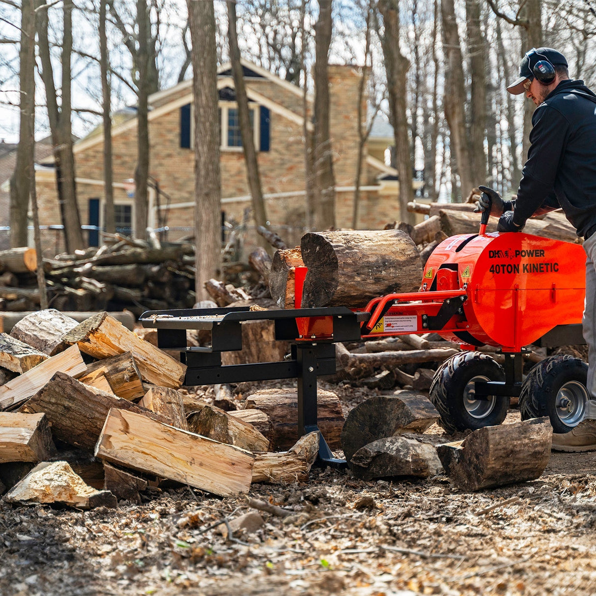 Detail K2 40 Ton Kinetic Log Splitter - OPS240