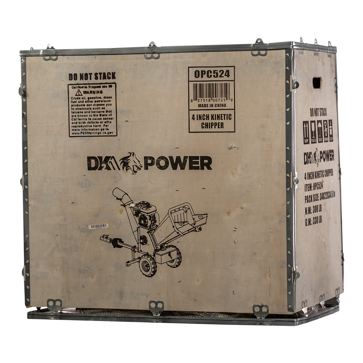 Detail K2 4 Inch Kinetic Drum Chipper - OPC524