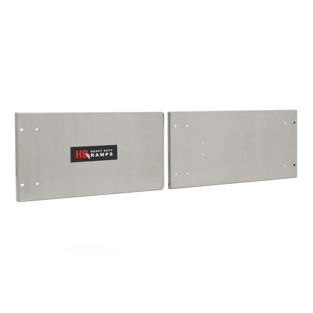 Polished Aluminum Door Upgrade for 60" W Trailer Cabinet