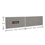 Stainless Steel Door Upgrade for 60" W Trailer Cabinet
