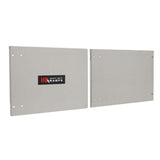 Polished Aluminum Door Upgrade for 60" W Trailer Cabinet