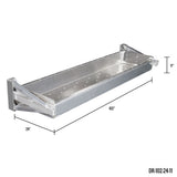 102" L Dunnage Racks for Step Deck and Flatbed Trailers