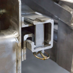 102" L Dunnage Racks for Step Deck and Flatbed Trailers