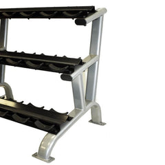 TROY DR-15 3 Tier 15 Pair Dumbbell Saddle Rack