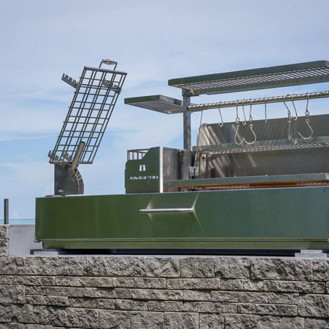 Argentinian Gaucho Style Grill Tagwood BBQ08SS with an estimated total grilling area up to 1,600 sq. in. | PRE-ORDER