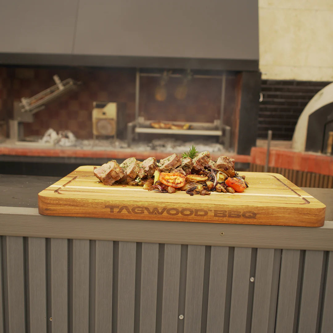 Tagwood BBQ Insert Style Argentine Santa Maria Wood Fire & Charcoal Gaucho Grill without firebricks | BBQ09SS -