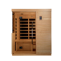 Dynamic Bilbao 3-Person Ultra Low EMF FAR Infrared Sauna (Canadian Hemlock)