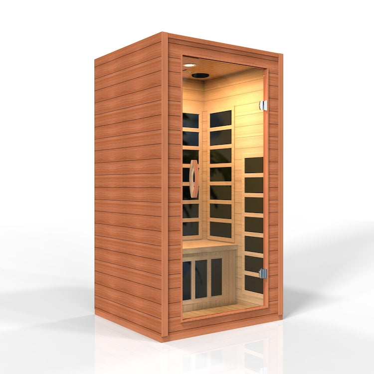 Dynamic Avila 1-2-Person Low EMF FAR Infrared Sauna (Canadian Hemlock)