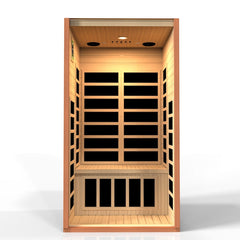 Dynamic Avila 1-2-Person Low EMF FAR Infrared Sauna (Canadian Hemlock)