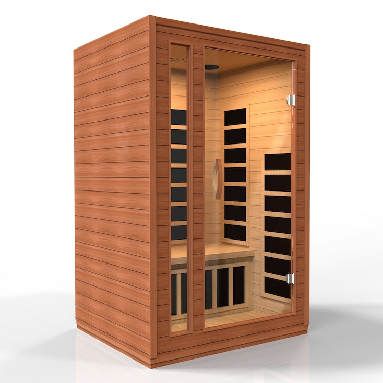 Dynamic Cordoba Elite 2-Person Ultra Low EMF FAR Infrared Sauna (Canadian Hemlock)