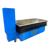 Denray Model 4896LP (Low Profile) Cartridge Filtration Downdraft Table