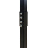 Aleko Universal Keypad Gooseneck Mounting Post - Black