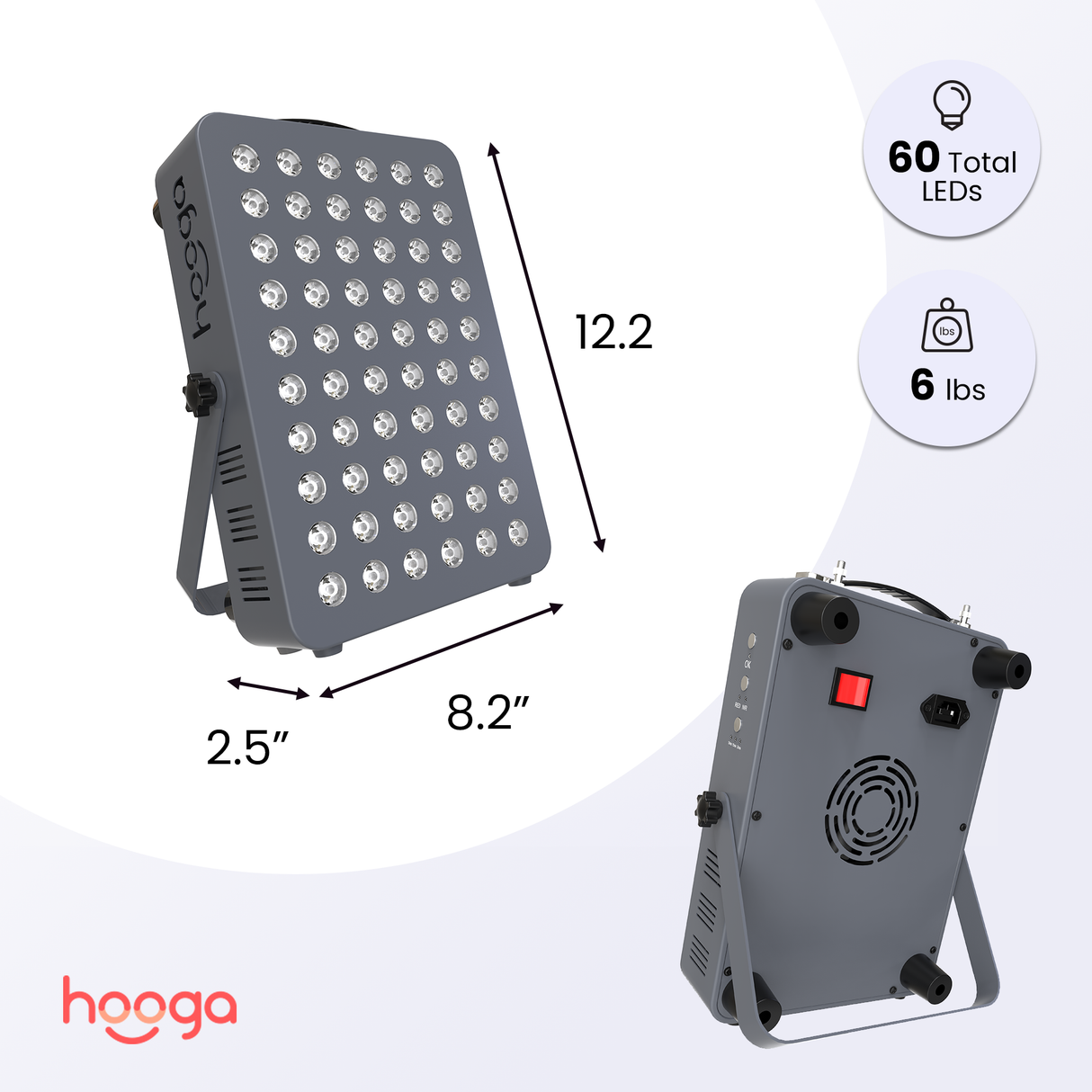Hooga HG300 - Red Light Therapy Panel