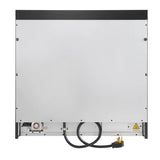FORNO Antico 36" 4.5 cu. ft. Dual Fuel Range with 6 Sealed Burners in Black with Antique Brass Accents, FFSGS6113-36BLK