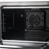 FORNO Galiano 48" 6.58 cu. ft. Dual Fuel Range with 8 Sealed Burners and Griddle in White with Antique Brass Accents, FFSGS6156-48WHT