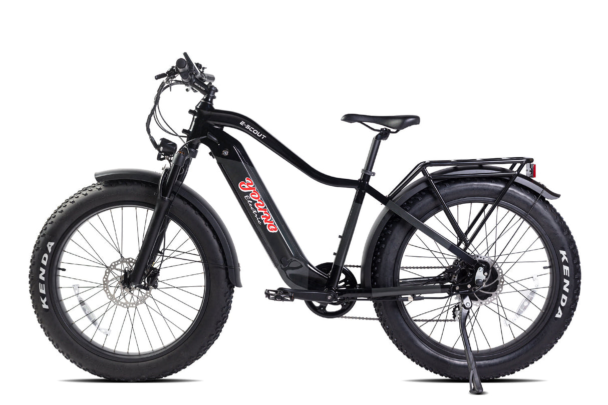 Young Electric E-Scout 750W Off-Road Ebike | 26’’ Fat Tire All-terrain Electric Bike | Up to 60 Miles, 28 MPH