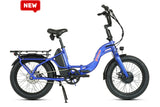 Young Electric E-Urban Pro 500W Lightweight Folding eBike | 20'' Fat Tire With 720Wh LG Battery | Torque Sensor, Internal Gear Hub