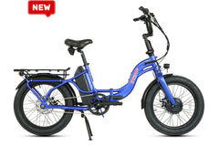 Young Electric E-Urban Pro 500W Lightweight Folding eBike | 20'' Fat Tire With 720Wh LG Battery | Torque Sensor, Internal Gear Hub