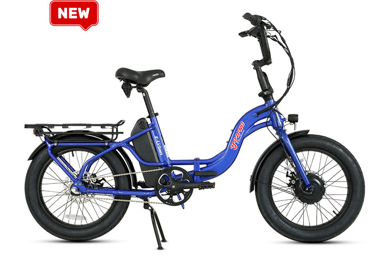 Young Electric E-Urban 500W Lightweight Folding eBike | 20'' All-terrain Fat Tire With 480Wh LG Battery | Internal Gear Hub