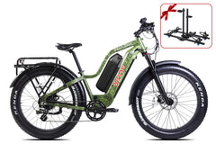 Young Electric E-Explorer 1000W Long Range Electric Hunting Bike | Optional Dual Battery | Up To 28 MPH | 26'' Fat Tire