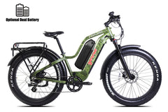 Young Electric E-Explorer 1000W Long Range Electric Hunting Bike | Optional Dual Battery | Up To 28 MPH | 26'' Fat Tire