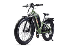 Young Electric E-Explorer 1000W Long Range Electric Hunting Bike | Optional Dual Battery | Up To 28 MPH | 26'' Fat Tire