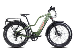 Young Electric E-Explorer 1000W Long Range Electric Hunting Bike | Optional Dual Battery | Up To 28 MPH | 26'' Fat Tire