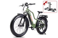 Young Electric E-Explorer 1000W Long Range Electric Hunting Bike | Optional Dual Battery | Up To 28 MPH | 26'' Fat Tire