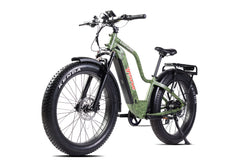 Young Electric E-Explorer 1000W Long Range Electric Hunting Bike | Optional Dual Battery | Up To 28 MPH | 26'' Fat Tire