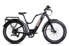 Young Electric E-Explorer 1000W Long Range Electric Hunting Bike | Optional Dual Battery | Up To 28 MPH | 26'' Fat Tire