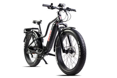 Young Electric E-Explorer 1000W Long Range Electric Hunting Bike | Optional Dual Battery | Up To 28 MPH | 26'' Fat Tire