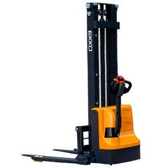 EKKO Lifts Electric Straddle Stacker 2,640 lbs Capacity - 119" and 138" Height EB12E & EB12E-138