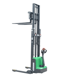 EKKO Lifts EB13E-Li Electric Straddle Stacker 2,800 lbs Capacity - 119" to 145" Height