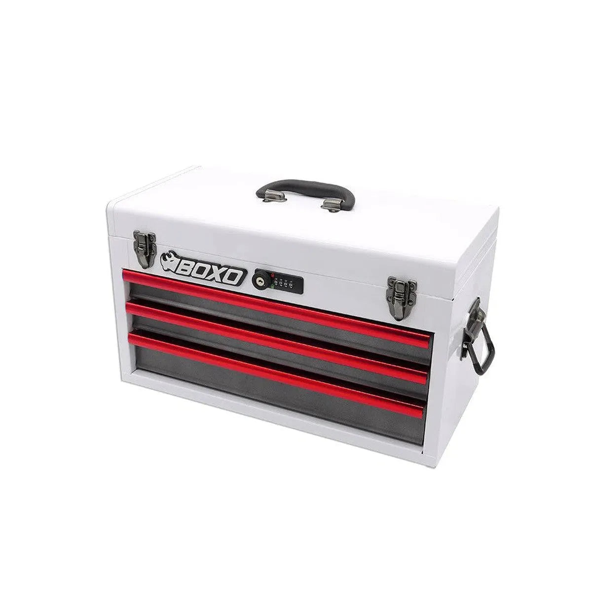 Boxo 159-Piece Metric and SAE Combo 3-Drawer Hand Carry Tool Box