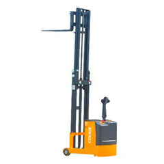 EKKO Lifts EK07S Electric Straddle Stacker 1,550 lbs Capacity - 118" Height