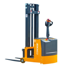 EKKO Lifts EK07S Electric Straddle Stacker 1,550 lbs Capacity - 118" Height