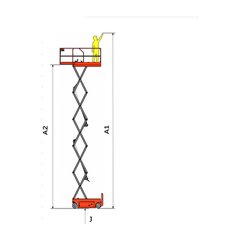 EKKO Aerial Work Platform Lift Height 32.8' (394'') ES100E