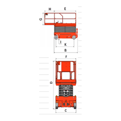 EKKO Aerial Work Platform Lift Height 32.8' (394'') ES100E