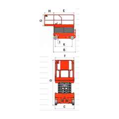 EKKO Aerial Work Platform Lift Height 26.2' (315'') ES80E