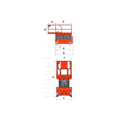 EKKO Aerial Work Platform Lift Height 26.2' (315'') ES80E-Li