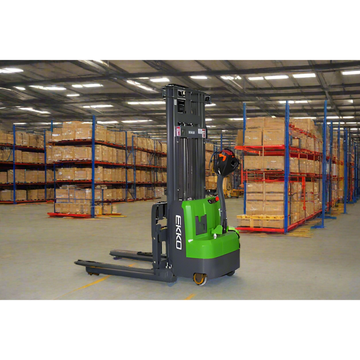 EKKO Lithium Straddle Stacker 3000 lb. Cap, 138