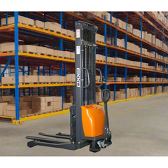 EKKO Semi-Electric Straddle Stacker 3300lbs. Cap., 118" Height EA15A