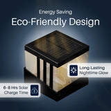 Aleko Solar Fence Post Cap Lamp